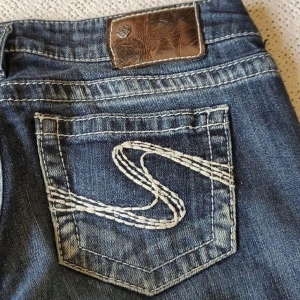 Silver Jeans Aiko Bootcut Sz. 26 x 31‎ Blue Jeans - Picture 6 of 11